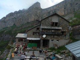 Hüttenleben Glärnischhütte